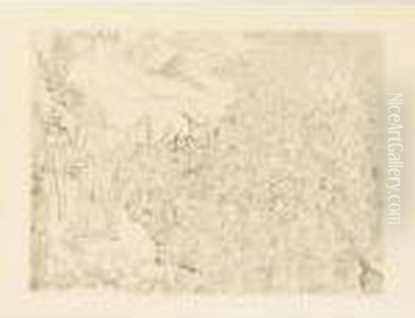 La Multiplication Des Poissons T85 Oil Painting by James Ensor