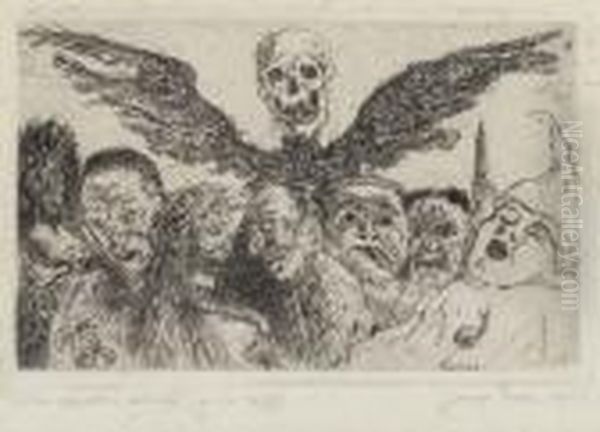 Les P/aech/aes Capitaux Oil Painting by James Ensor