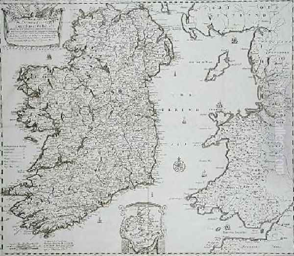 An Epitome of Sir William Pettys Large Survey of Ireland Oil Painting by Lea, Philip