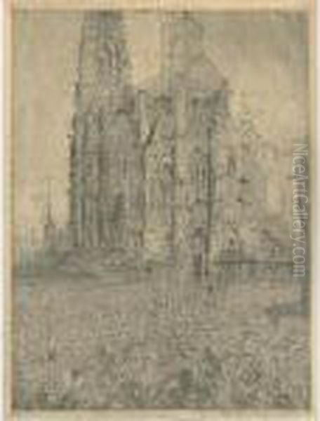 Cathedral (taevernier 7) Oil Painting by James Ensor