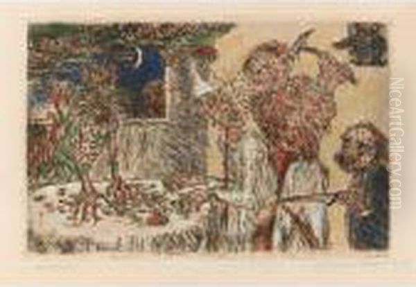 Avarice (t. 123) Oil Painting by James Ensor