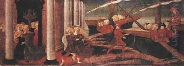 The Abduction of Helen 1470 Oil Painting by da Verona Liberale (Bonfanti)