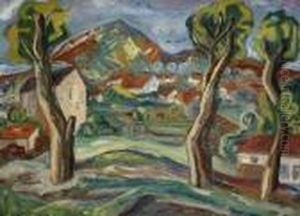 Paysage Oil Painting by Henri Epstein