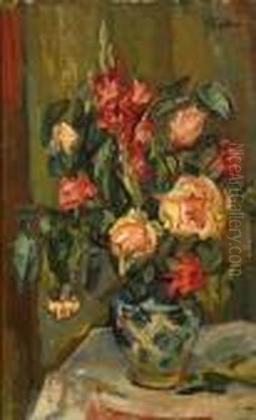 Bouquet. Oil Painting by Henri Epstein