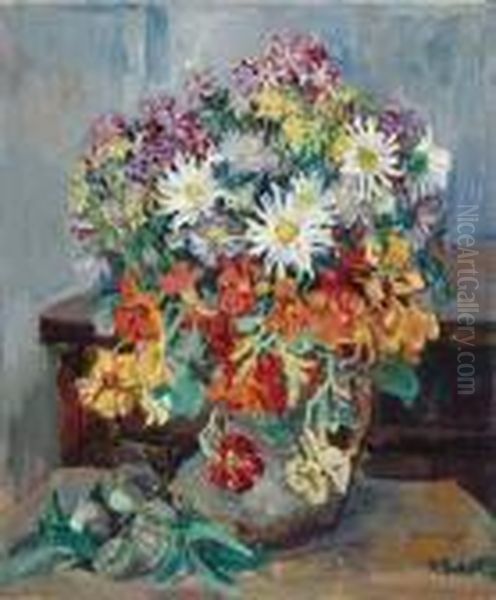  Le Grand Bouquet  Oil Painting by Henri Epstein