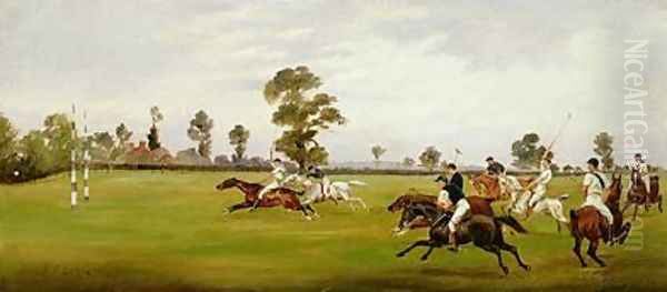 Polo 1893 Oil Painting by Henry Frederick Lucas-Lucas