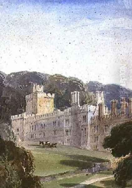 Haddon Hall Oil Painting by Richard Principal Leitch