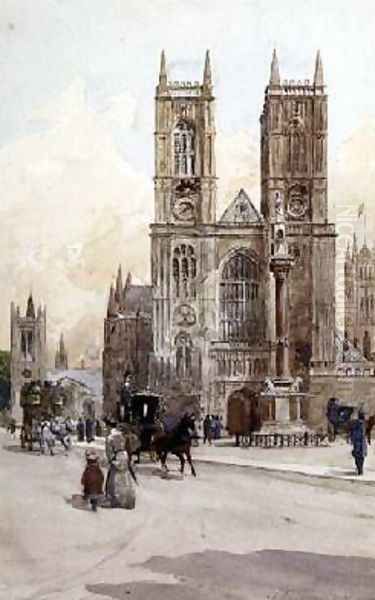 At Westminster Oil Painting by Charles James Lauder