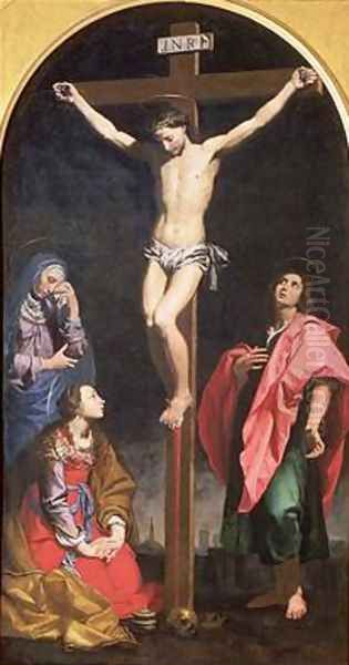 Crucifixion Oil Painting by Lorenzo Lippi