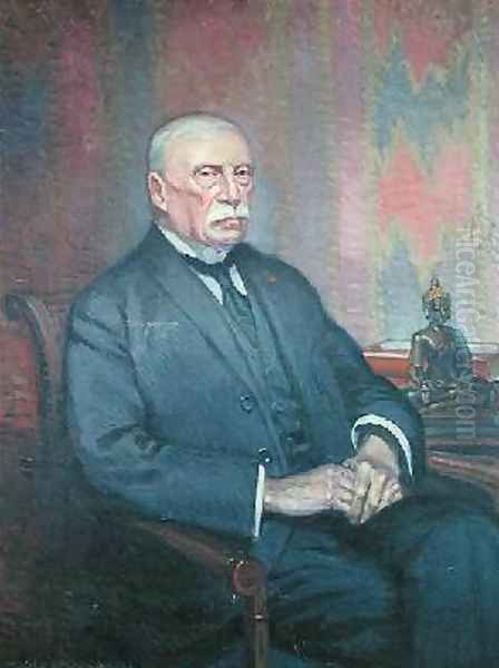 Auguste Pavie 1847-1925 Oil Painting by Maurice Walter Edmond de Lambert