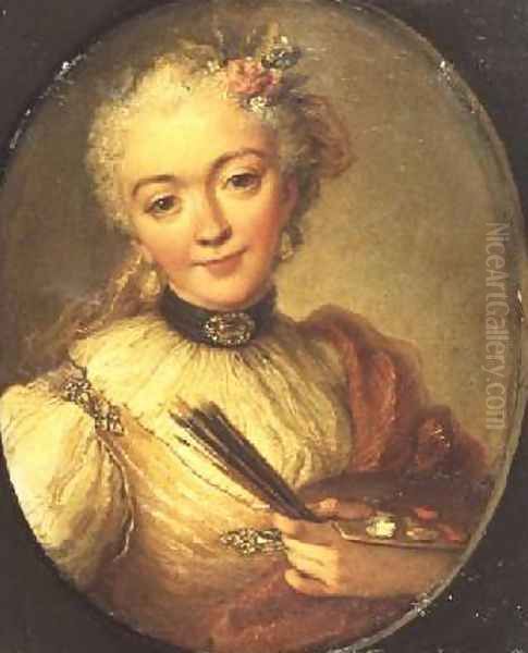 Self Portrait Painting by Anna Dorothea (Therbusch) Lisiewska