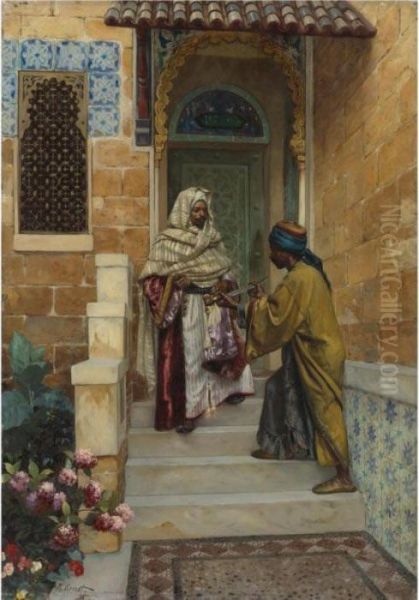 The Presentation Oil Painting by Rudolph Ernst