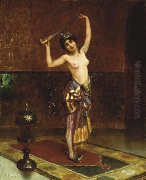 The Sword Dancer Oil Painting by Rudolph Ernst