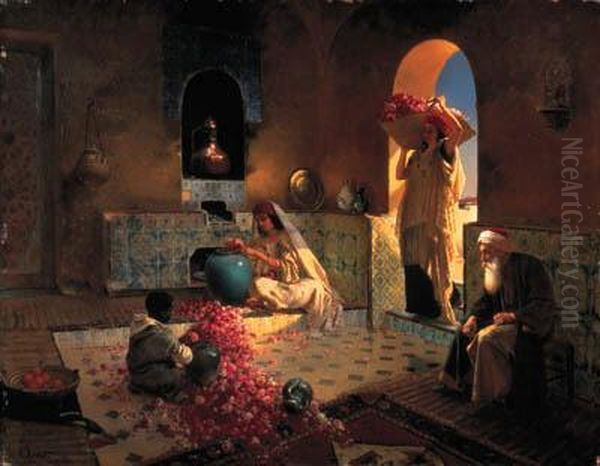 The Perfume Maker Oil Painting by Rudolph Ernst