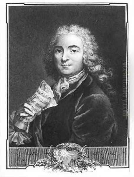 Portrait of Jean-Marie Leclair 1697-1764 the Elder Oil Painting by Loir, Alexis