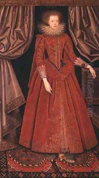 Catherine Rich Countess of Suffolk Oil Painting by William Larkin