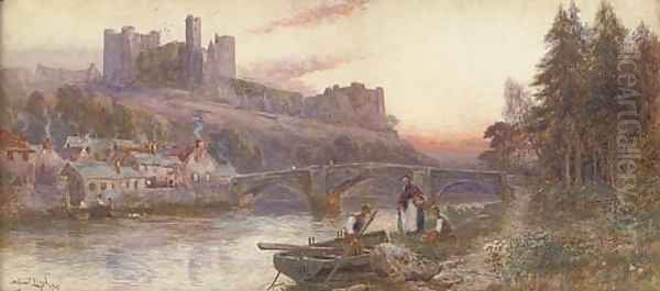 Richmond, Yorkshire Oil Painting by Walker Stuart Lloyd