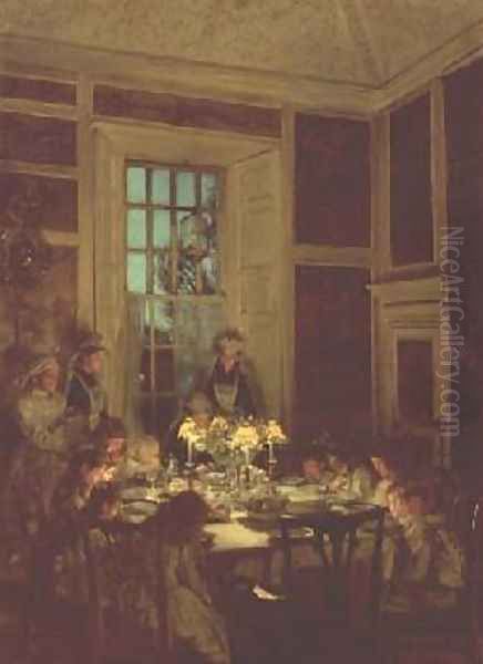 Grandmothers Birthday 1893 Oil Painting by John Henry Lorimer