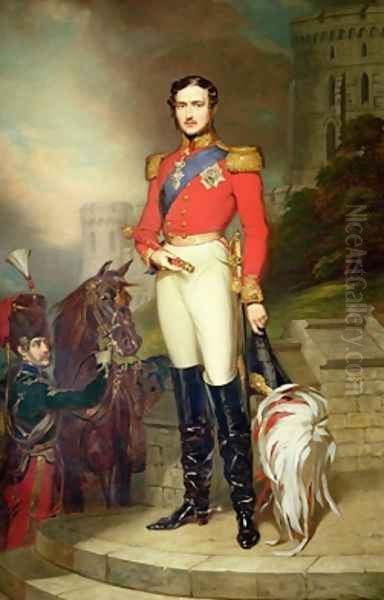 HRH Prince Albert the Prince Consort Oil Painting by John Lucas