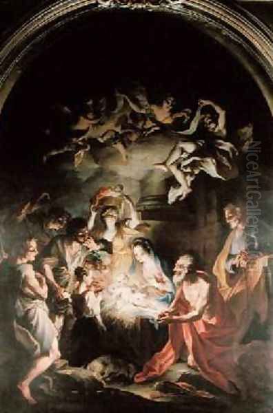 Nativity with St Jerome by Stefano Maria Legnani