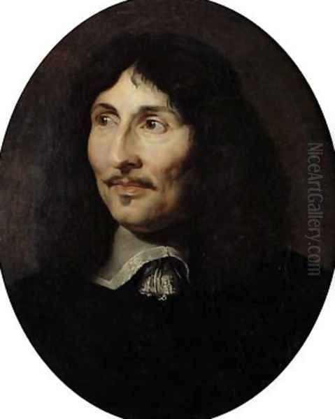 Portrait of Jean-Baptiste Colbert de Torcy 1619-83 Oil Painting by Claude Lefebvre