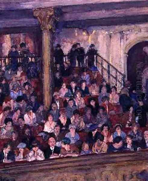 The Upper Circle Oil Painting by Mabel F. Layng