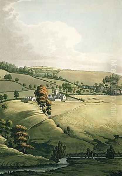 Plate from An Account of the Remains of a Roman Villa Discovered at Woodchester in the County of Gloucestershire Oil Painting by Samuel Lysons