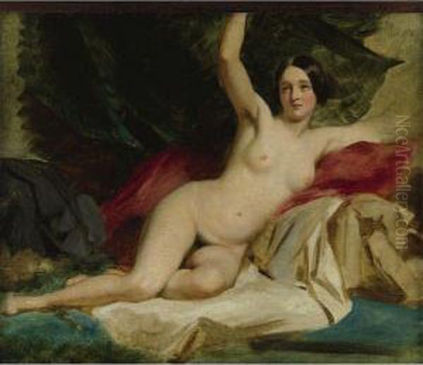 Reclining Female Nude Oil Painting by William Etty