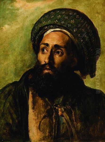 A Mohammedan Oil Painting by William Etty