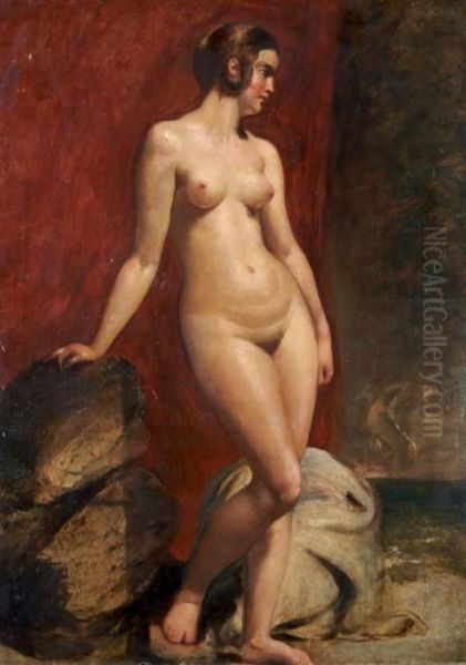 A Female Nude Oil Painting by William Etty