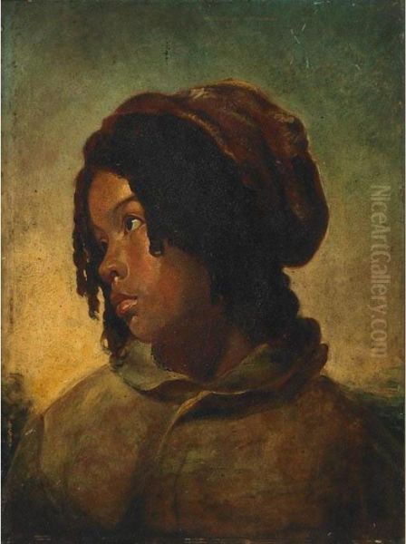 Young Negress Oil Painting by William Etty