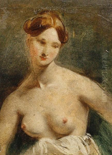 Nude Study Oil Painting by William Etty