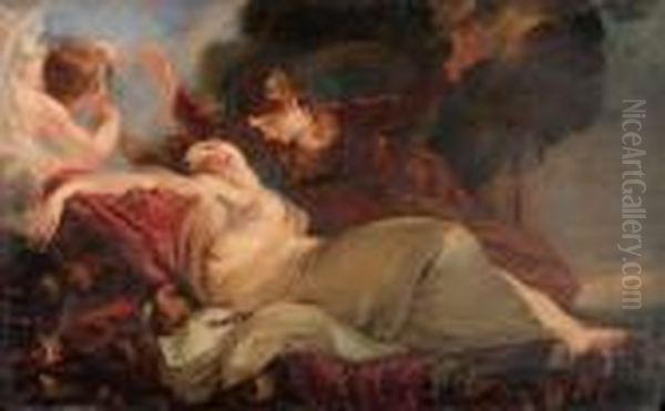 La Mort De Didon Oil Painting by William Etty