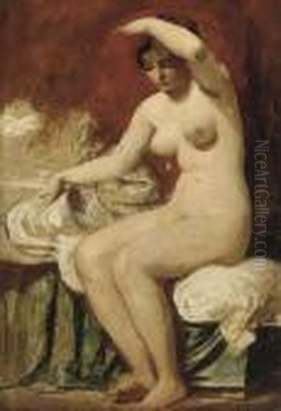 A Female Nude Oil Painting by William Etty