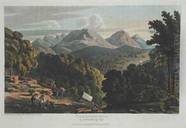 Trekatackaw in Plettenberg Bay Oil Painting by Latrobe, Rev. Christian Ignatius