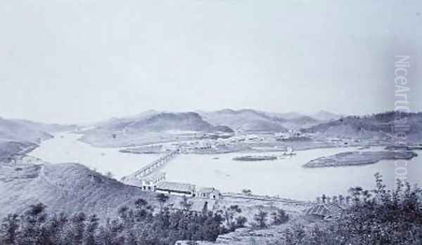 Panorama of the Pirahy area Oil Painting by C. Lindo