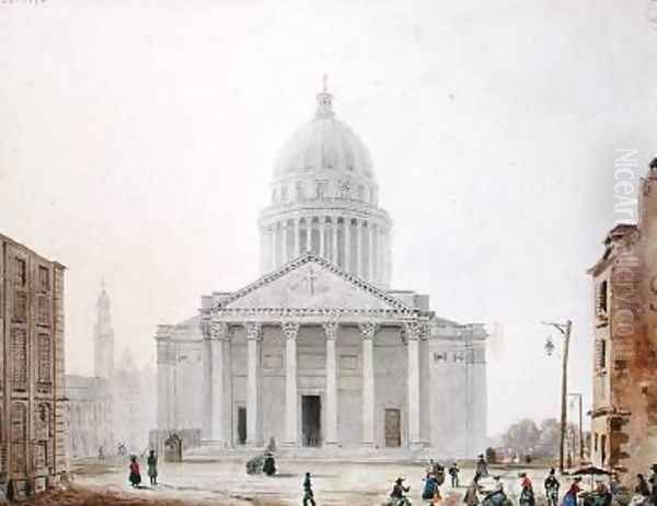 The Pantheon 1820 Oil Painting by Eleonore Linet