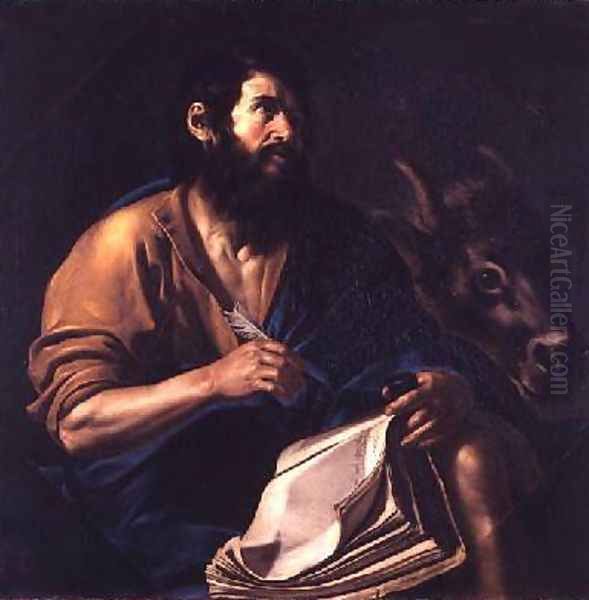 St Luke Oil Painting by Johann Ulrich Loth