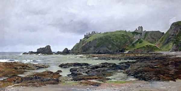 Dunottar Castle Oil Painting by William Ewart Lockhart