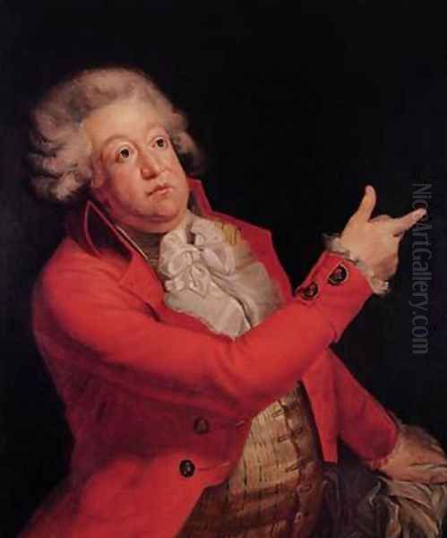 Honore Gabriel Riqueti 1749-91 Count of Mirabeau 1790 Oil Painting by Francois Louis Lonsing