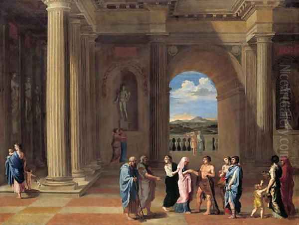 The Marriage of Hercules and Deianeira Oil Painting by Pierre (Lemaire-Poussin) Lemaire