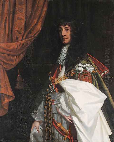 Portrait of Prince Rupert of the Rhine (1619-1682) Oil Painting by Sir Peter Lely