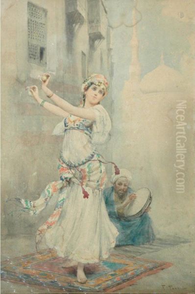 Dancer, Istanbul Oil Painting by Fabbio Fabbi