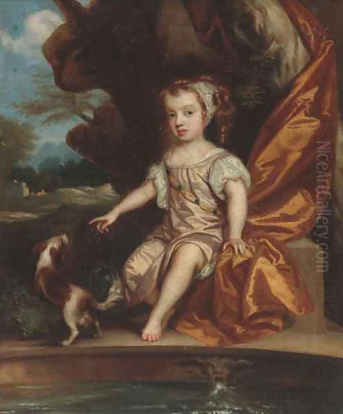 Portrait of a child Oil Painting by Sir Peter Lely