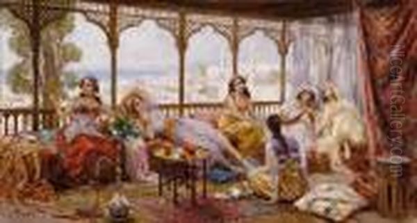 Nell'harem Oil Painting by Fabbio Fabbi