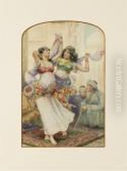 Danse Orientale Oil Painting by Fabbio Fabbi