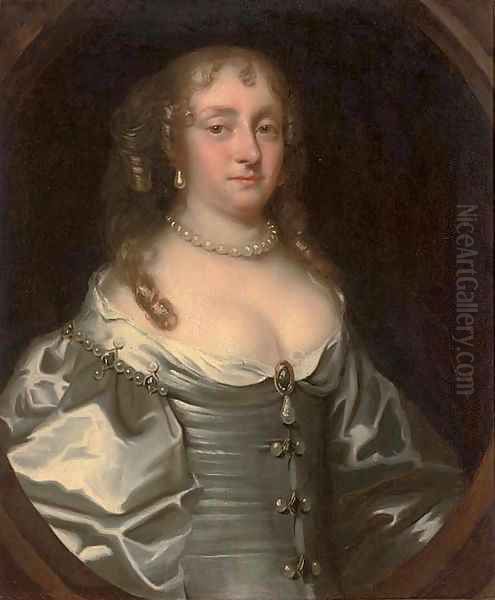 Portrait of Margaret, Lady Style (d.1718) Oil Painting by Sir Peter Lely