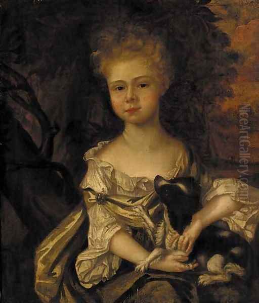 Portrait of a girl Oil Painting by Sir Peter Lely