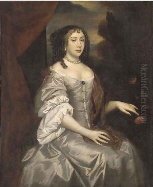 Portrait of a Lady Underhill Oil Painting by Sir Peter Lely