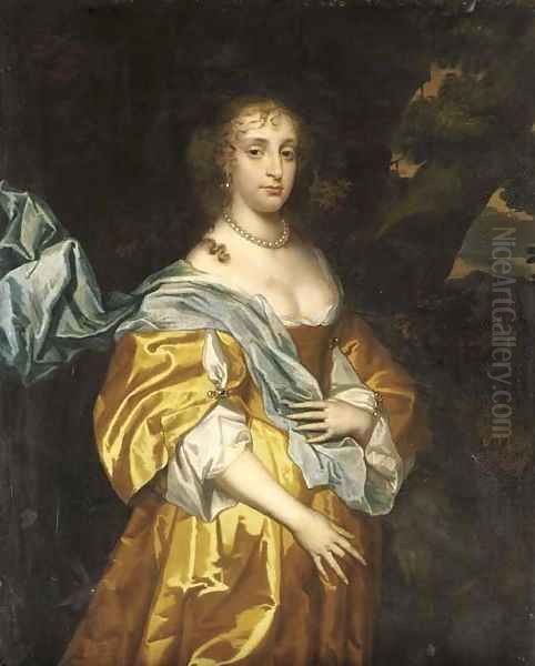 Portrait of a lady, traditionally identified as Mary, Lady Tichborne Oil Painting by Sir Peter Lely